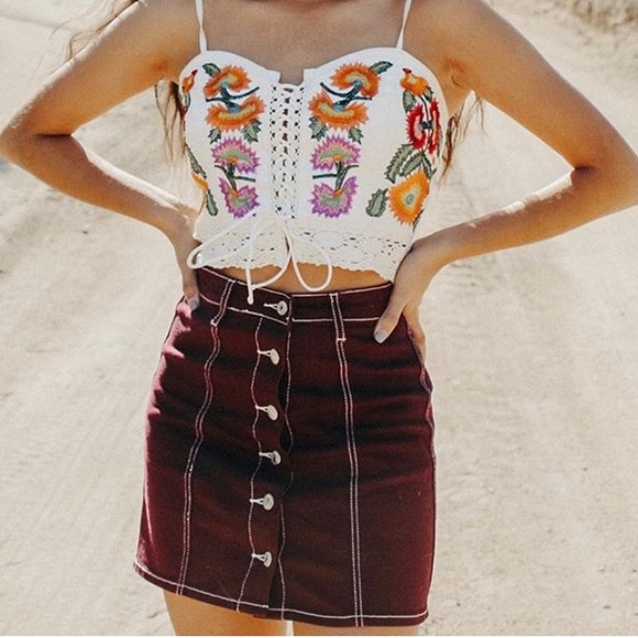 Forever 21 Dresses & Skirts - Maroon Skirt